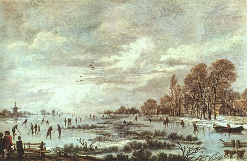 Aert van der Neer Winter Landscape